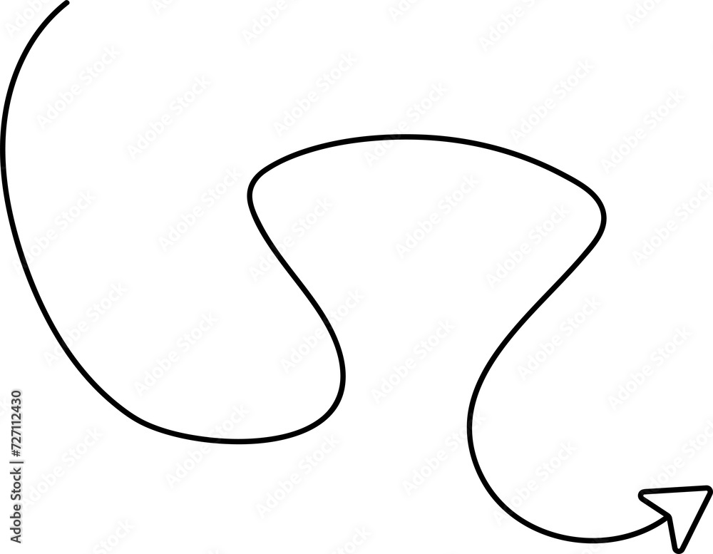 Obraz premium Arrow line. Elements for design