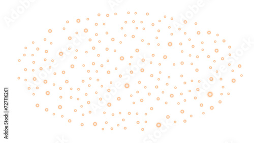Cherry blossoms and oranges. Orange and pink glare light ball background. Hope people watching these scenes will have a good day.