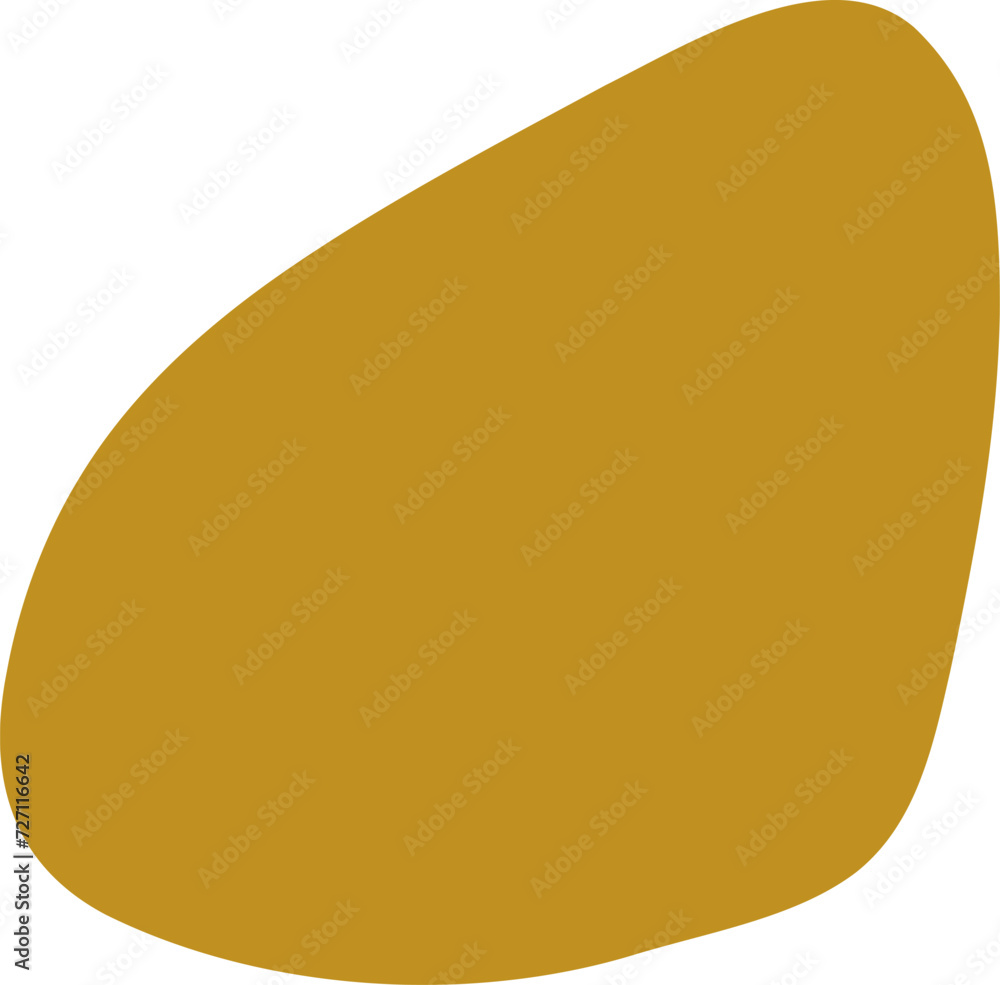 Organic blob silhouette illustration. Irregular shape design element Organic blob silhouette illustration. Irregular shape design element