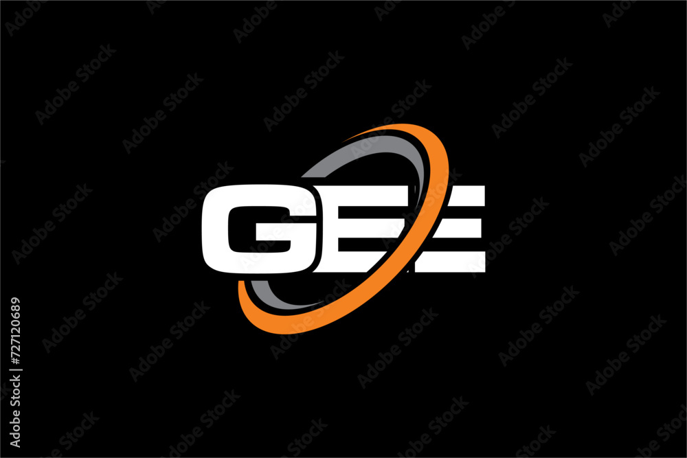 GEE creative letter logo design vector icon illustration GEE creative letter logo design vector icon illustration