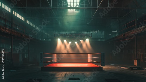 Professional boxing ring © Ruslan Gilmanshin
