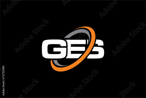 Free Download GES creative letter logo design vector icon illustration - GFXLoad