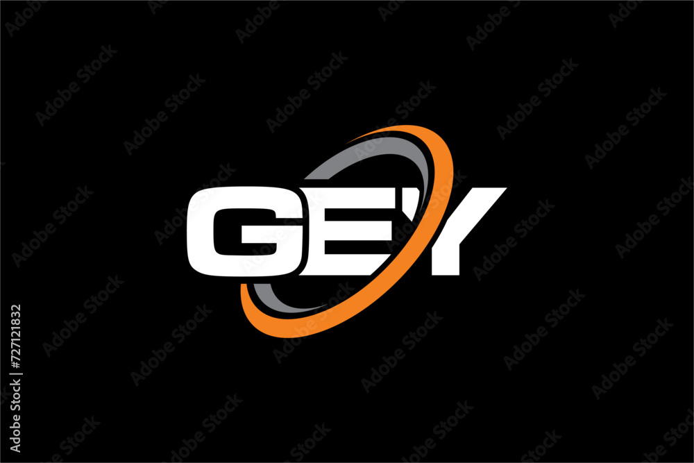 GEY creative letter logo design vector icon illustration GEY creative letter logo design vector icon illustration