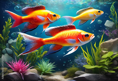 Colourful Fish under water © G.E.G Digital Media