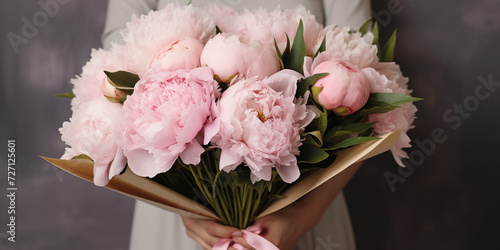 bouquet of pink flowers, bouquet of peony, best selling, girl holding a pink flowers bouquet, floral design, floral inspiration