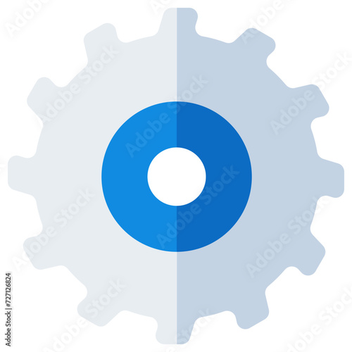 Editable design icon of miter saw