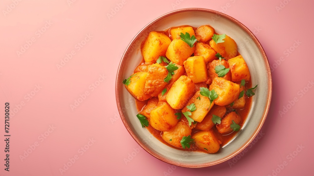 Potato Curry in a Bowl