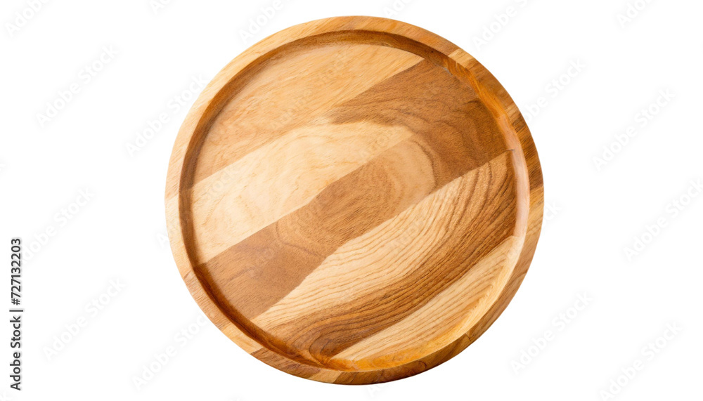 Empty Wooden pizza plate isolated on transparent background Empty Wooden pizza plate isolated on transparent background