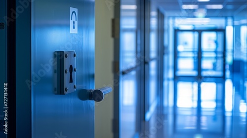 Secure Workplace  Signs and the Lock Symbol