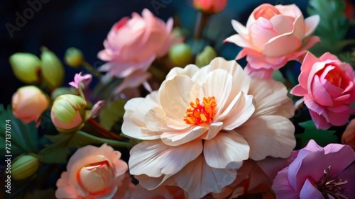 pink magnolia flowers © ruby
