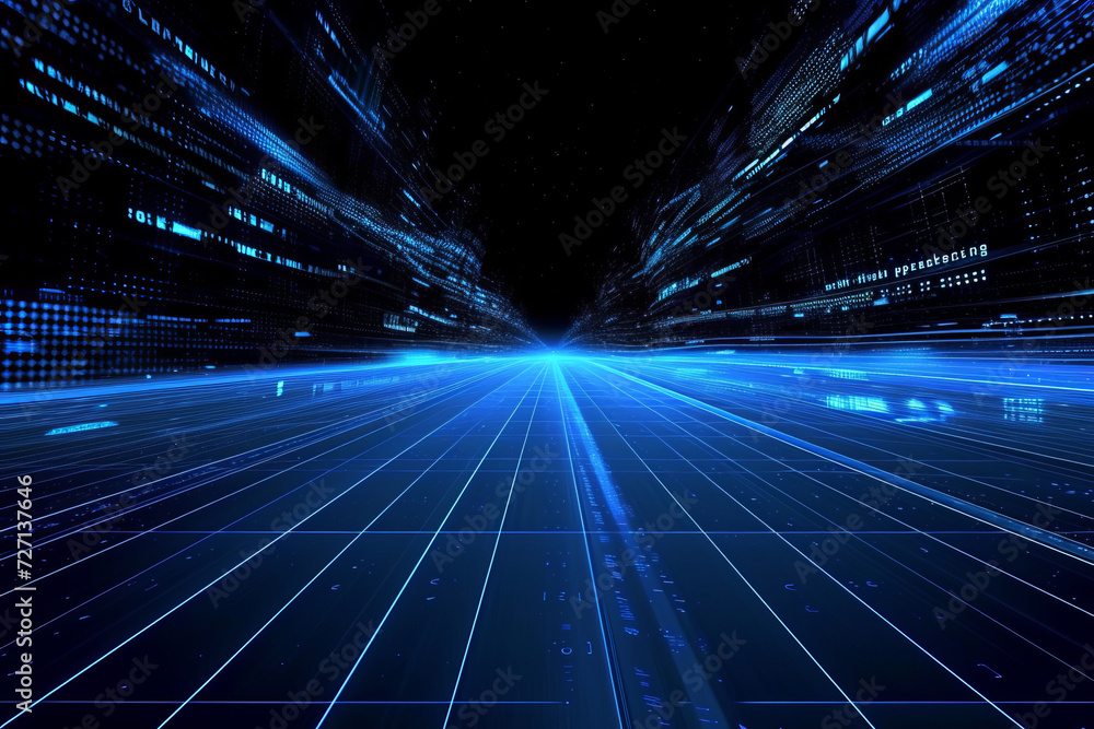 Blue space techno road virtual universe adobe after effects image. Blue space techno road virtual universe adobe after effects image.