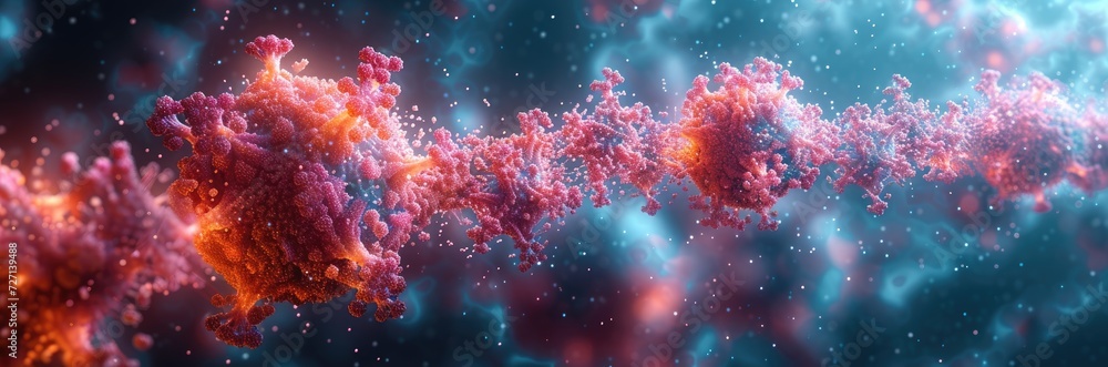 A computer simulating protein folding, aiding in the understanding of complex disease A computer simulating protein folding, aiding in the understanding of complex disease
