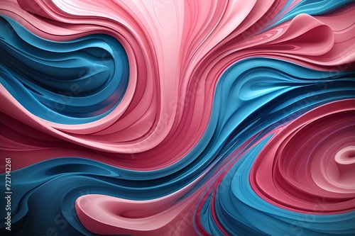 Abstract swirl wave background, created by ai generated