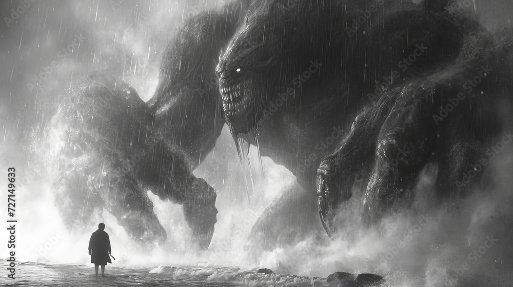 Obraz premium Monolith Encounter