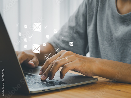 Email verification mark Document verification or security of electronic mail on the Internet