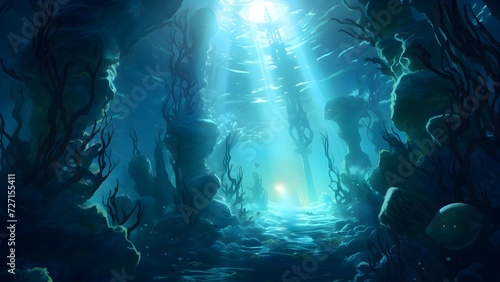 Under water landscape