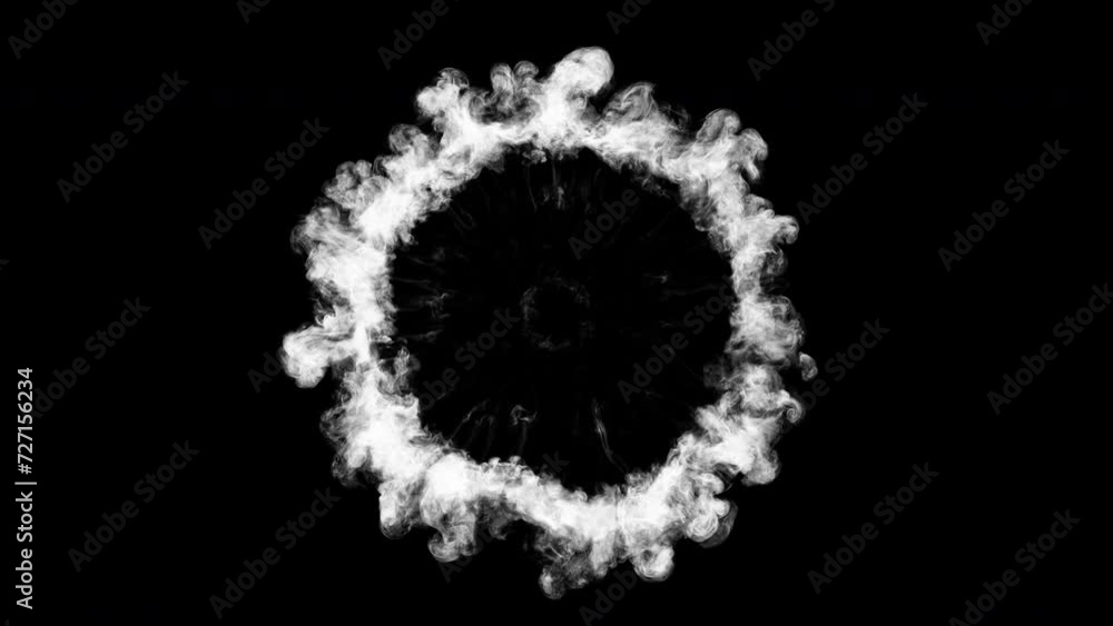 Smoke explosion and shockwave of smoke and dust - VFX isolated on black background with mask pass - 4K PRO RES 60fps Smoke explosion and shockwave of smoke and dust - VFX isolated on black background with mask pass - 4K PRO RES 60fps