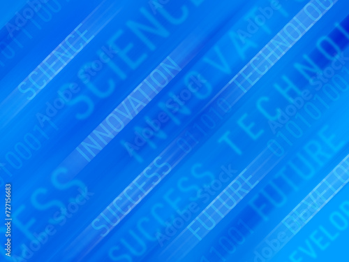 science, innovation, technology, success, future themed background. fast tech blue background copy