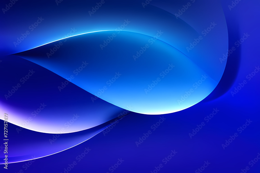 Obraz premium Minimal Abstract Dynamic textured background design in 3D style with blue wave. Vector illustration.