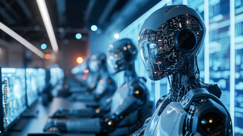 オフィスで人間と一緒に働くAI オフィスで人間と一緒に働くAI