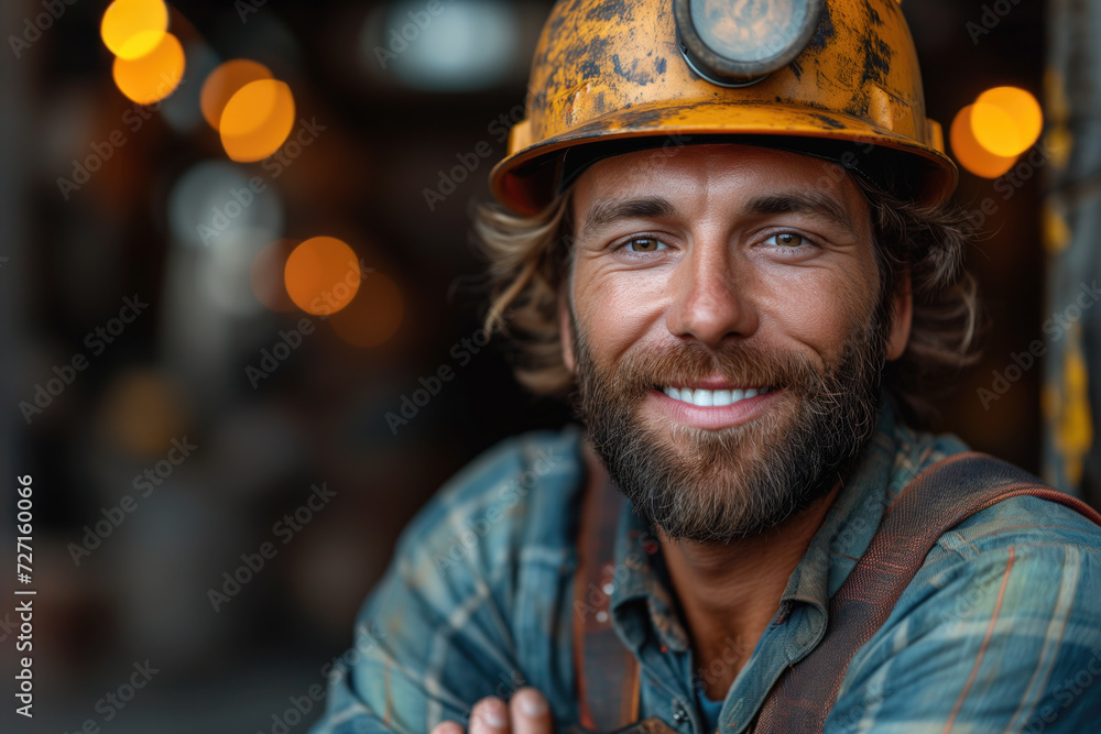 Oilman on an oil production platform, construction, building and inspection, manage work at job site, construction worker and inspector, engineer builder for renovation, miner Oilman on an oil production platform, construction, building and inspection, manage work at job site, construction worker and inspector, engineer builder for renovation, miner