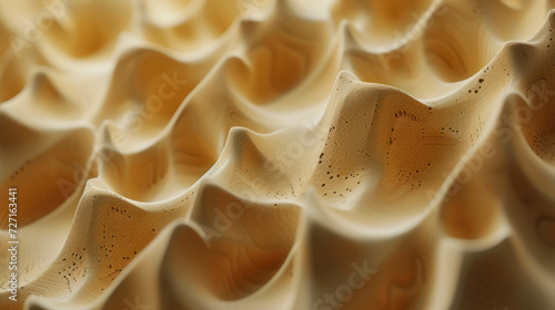 Abstract Texture of a Composite Polymer That Mimics The Shifting Sands of a Desert  With Grains that Seem to Fow and Rearrange  Dynamic Texture With Waves  Material Concept