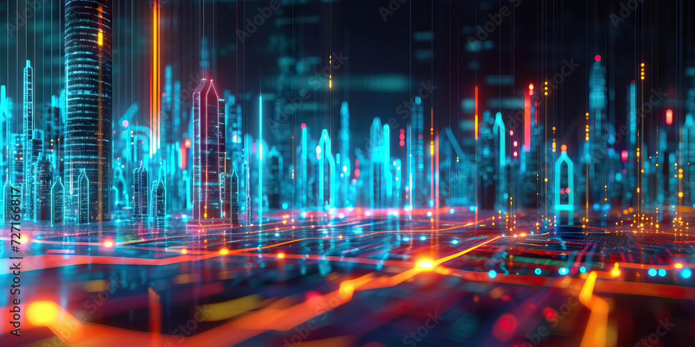 Economic Uptick: An Artistic Visualization of a Growing Economy, with Emphasis on Rising Economic Indicators Economic Uptick: An Artistic Visualization of a Growing Economy, with Emphasis on Rising Economic Indicators