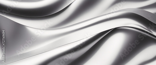 銀箔の背景に光沢のあるベクトル鋼のグラデーション テンプレートとクロム境界線の金属。抽象的な銀色の金属の背景。抽象的なグレー色の明るい背景。Q photo