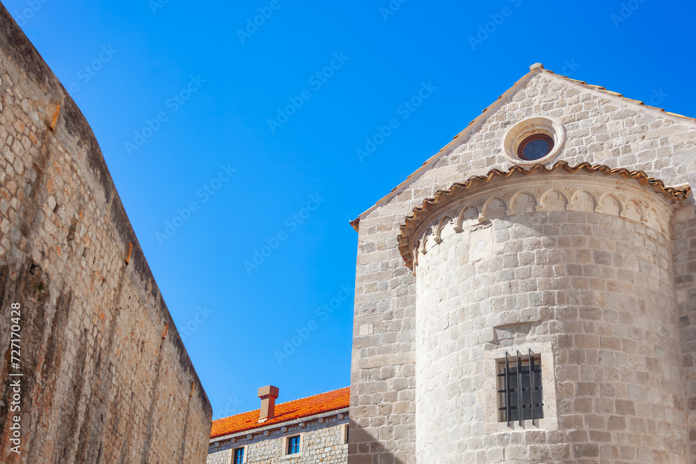 Old town architecture of Dubrovnik, Croatia, Dalmatia region