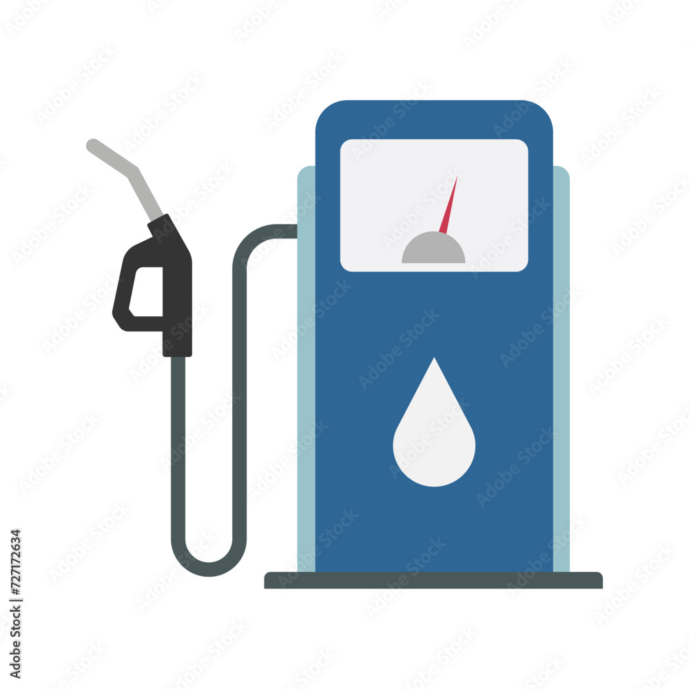 Obraz premium Petroleum industry. Vector fuel, oil, gas and energy illustration. Gasoline station or power symbol and element