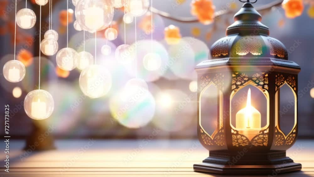 Animated Ramadhan Lantern Background Loop Animated Ramadhan Lantern Background Loop