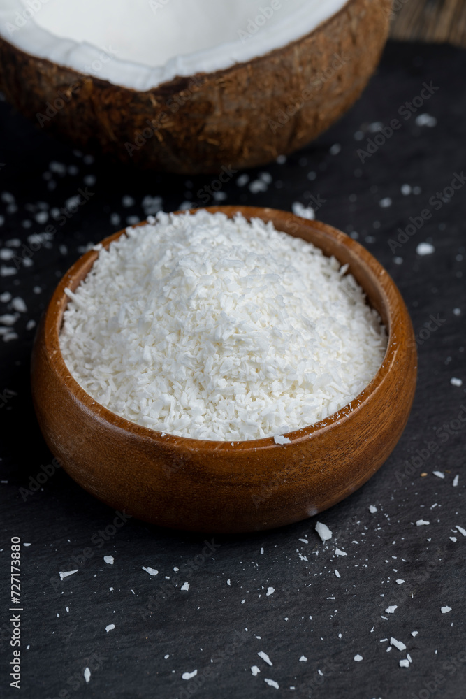dry white coconut chips for adding to desserts dry white coconut chips for adding to desserts