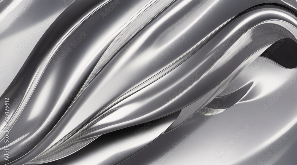 Obraz premium 銀箔の背景に光沢のあるベクトル鋼のグラデーション テンプレートとクロム境界線の金属。抽象的な銀色の金属の背景。抽象的なグレー色の明るい背景。Q