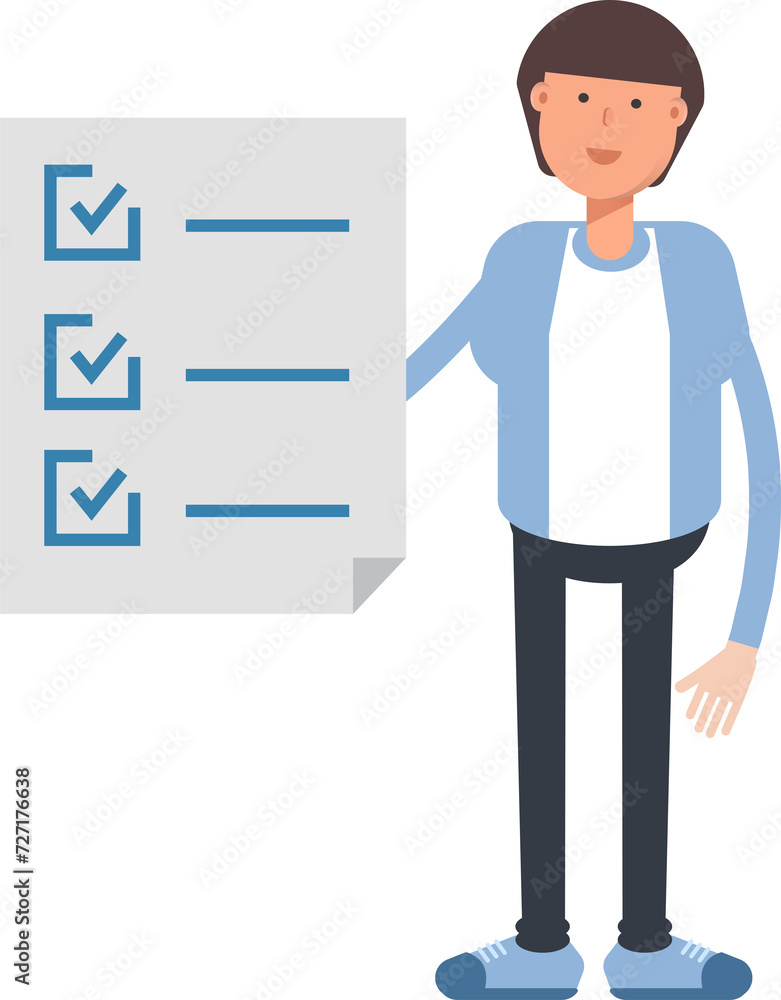 Office Worker Character and Check List Document
Office Worker Character and Check List Document