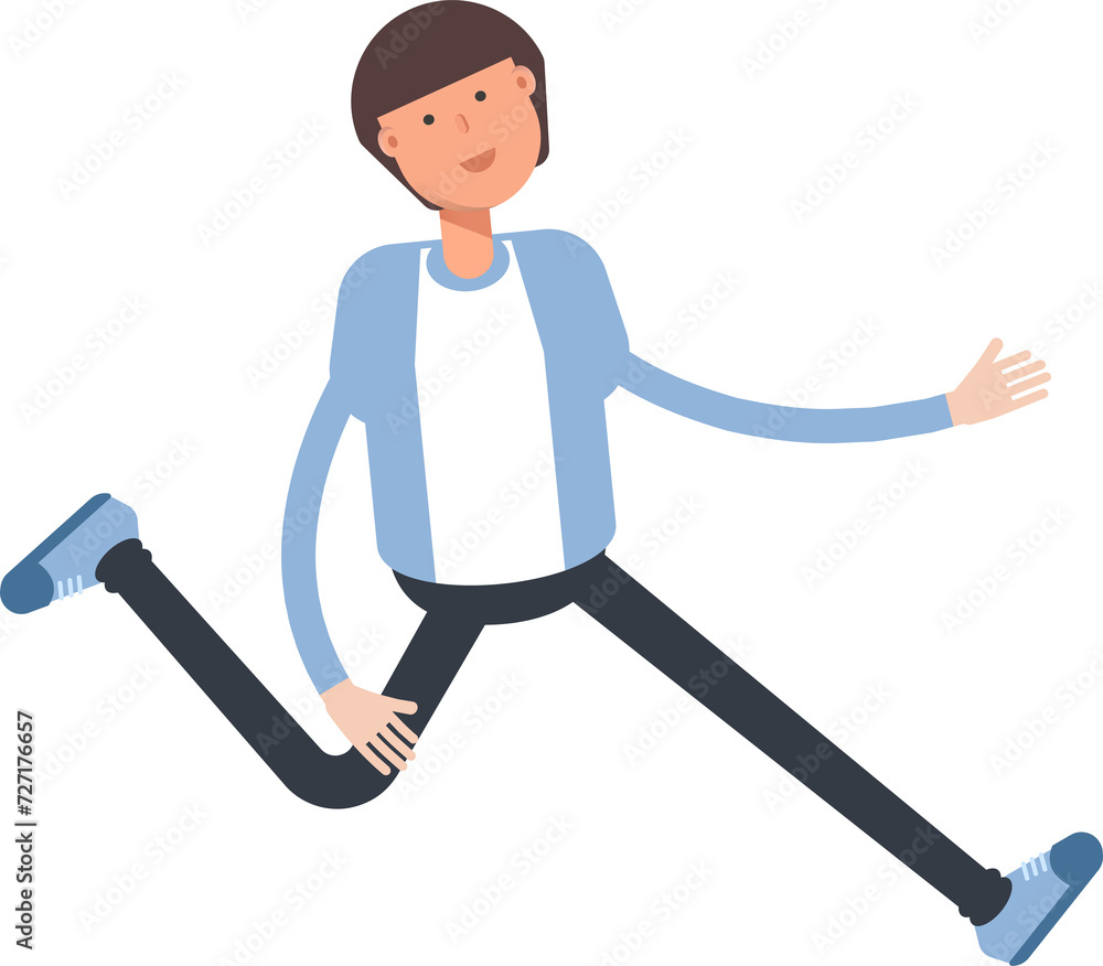 Office Worker Character Running Illustration
Office Worker Character Running Illustration