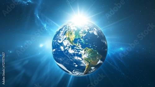 Shining Future  Globe of Sustainable Advancement