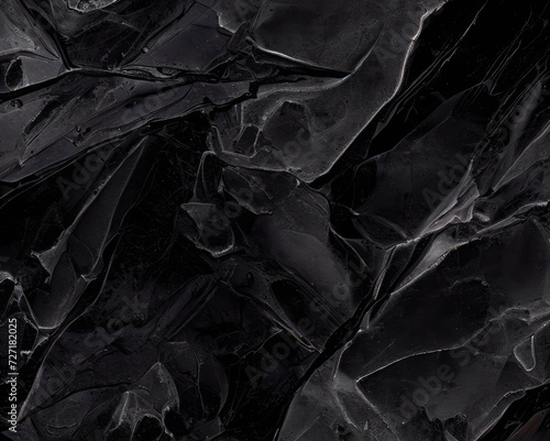 _Abstract Black Marble Basalt Background