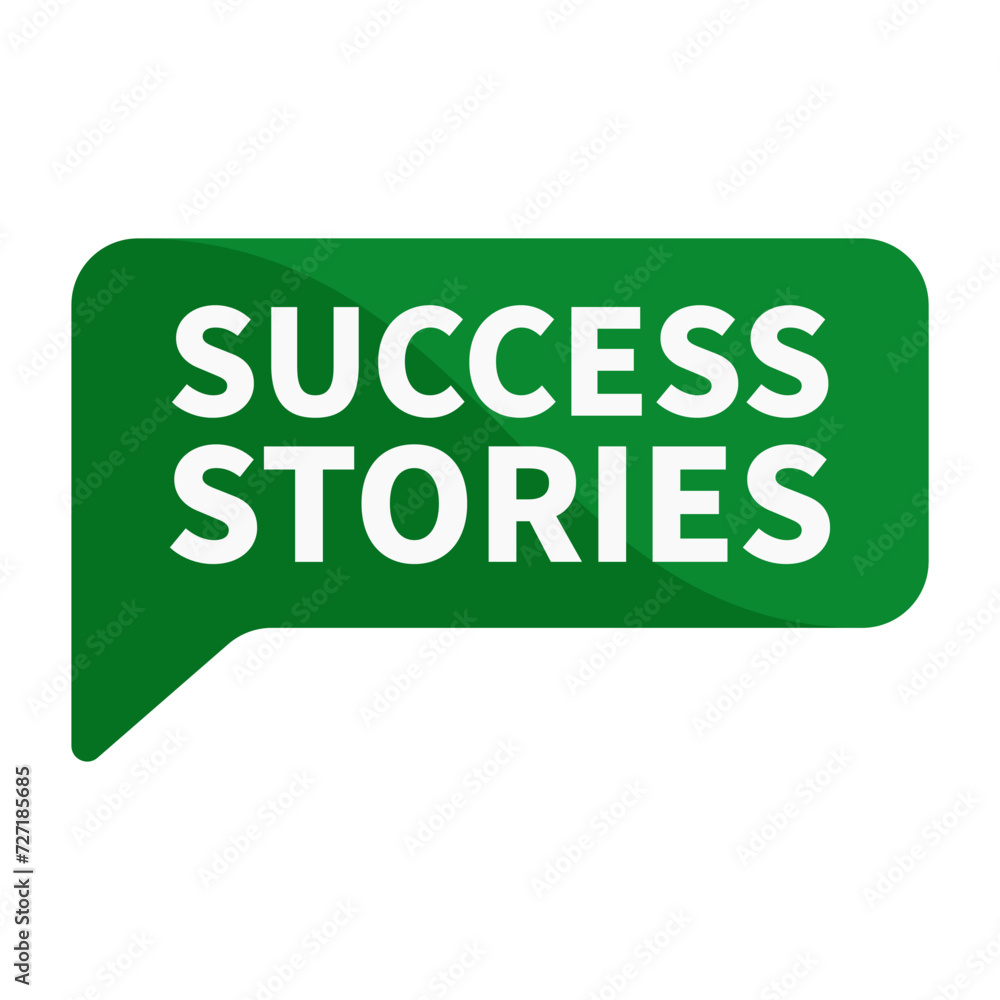 Success Stories Text In Green Rectangle Shape For Information Announcement Promotion Business Marketing Social Media
Success Stories Text In Green Rectangle Shape For Information Announcement Promotion Business Marketing Social Media
