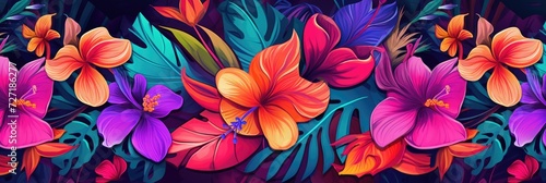 Tropical fox background