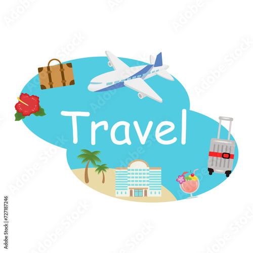 Travel文字デザイン素材
