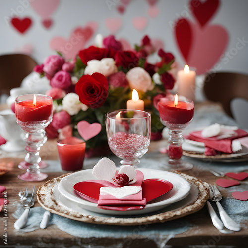 table setting for a dinner