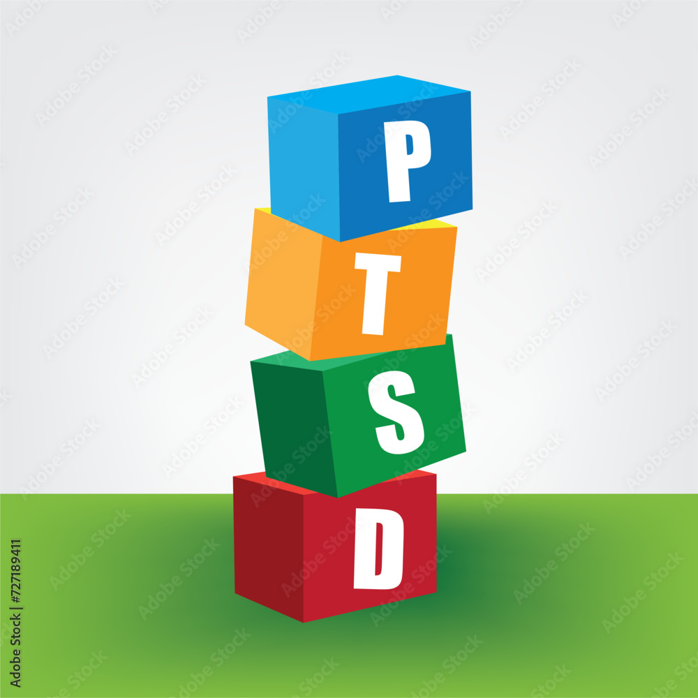 National PTSD Awareness Month vector design. simple and elegant design National PTSD Awareness Month vector design. simple and elegant design