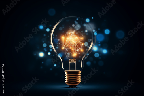 Strategy business ideas concept for innovation planning and planning ideas competition, business growth, strategy, economic growth, advertising, promotion, futuristic graphic icon and light bulb.