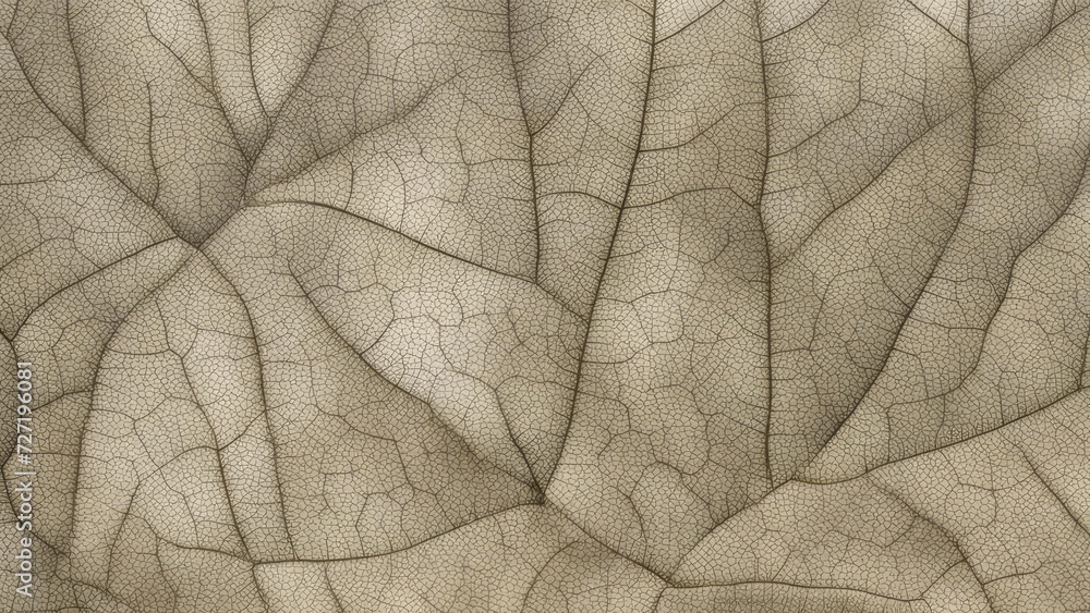 Obraz premium Abstract background of a dry leaf in close-up.