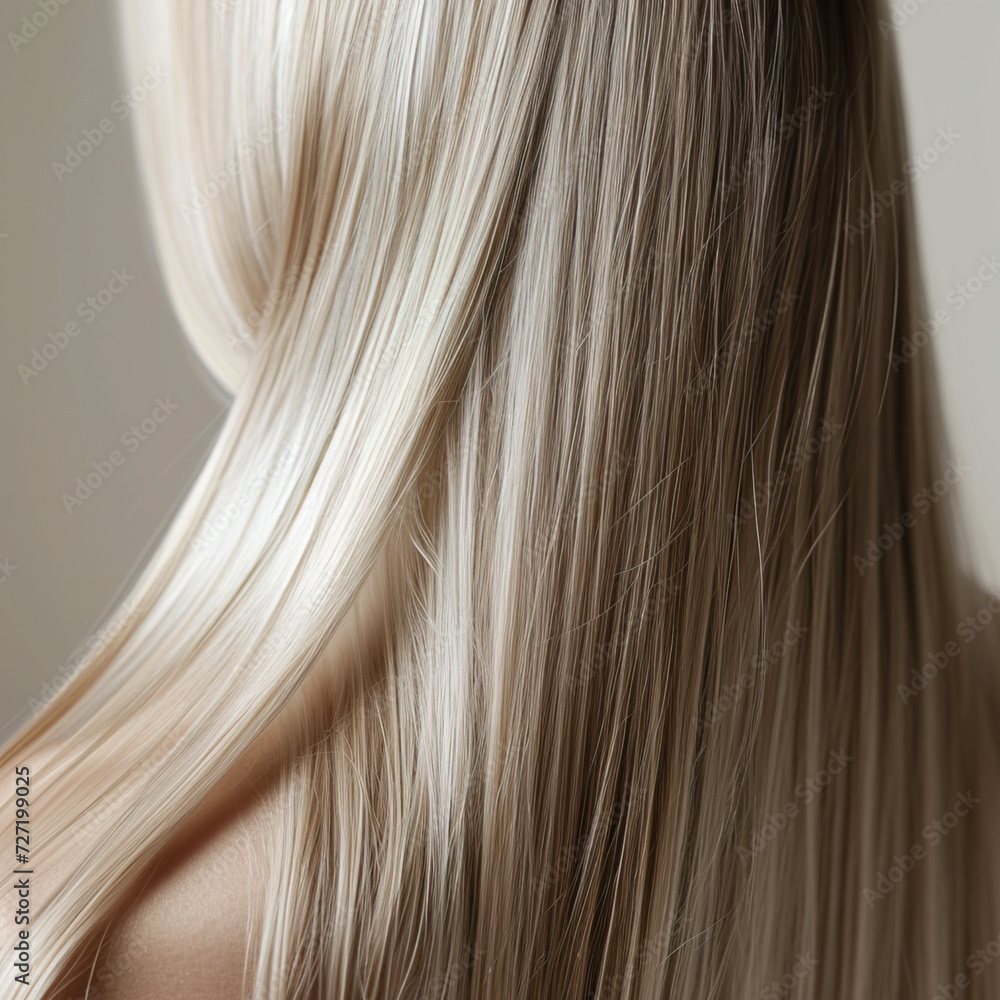 Beautiful female natural healthy long blonde hair, close-up Beautiful female natural healthy long blonde hair, close-up