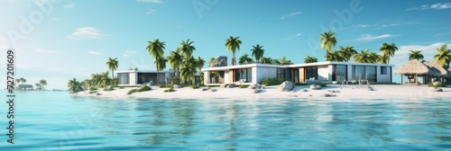 Villas on the island