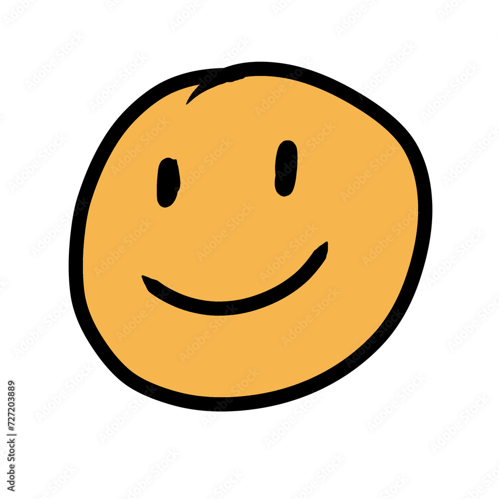 smiley face with smile icon, happy icon element transparent png file 