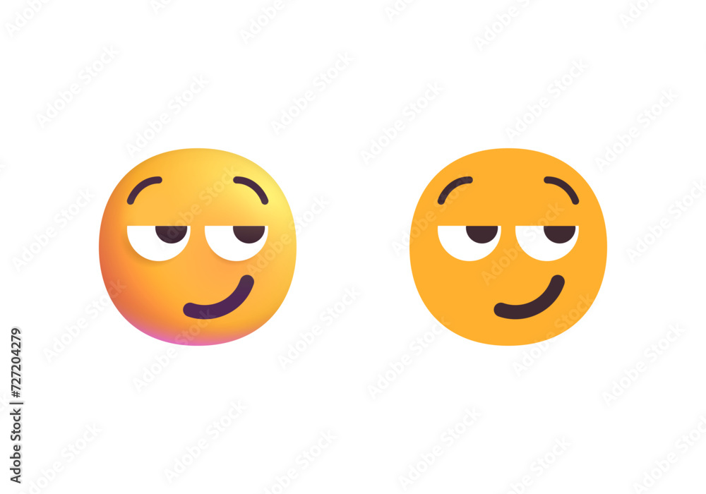 Obraz premium Smirking Face