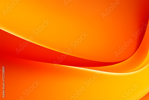 Minimal Abstract Dynamic textured background design in 3D style with orange wave. Vector illustration.