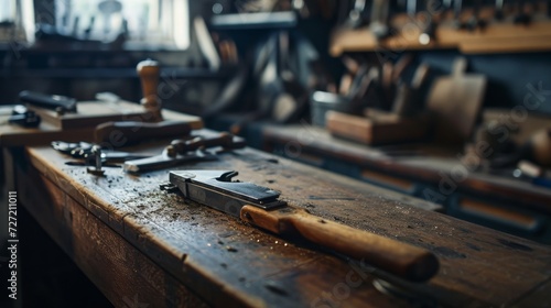 A Room Filled With Various Tools on a Table, labor Day